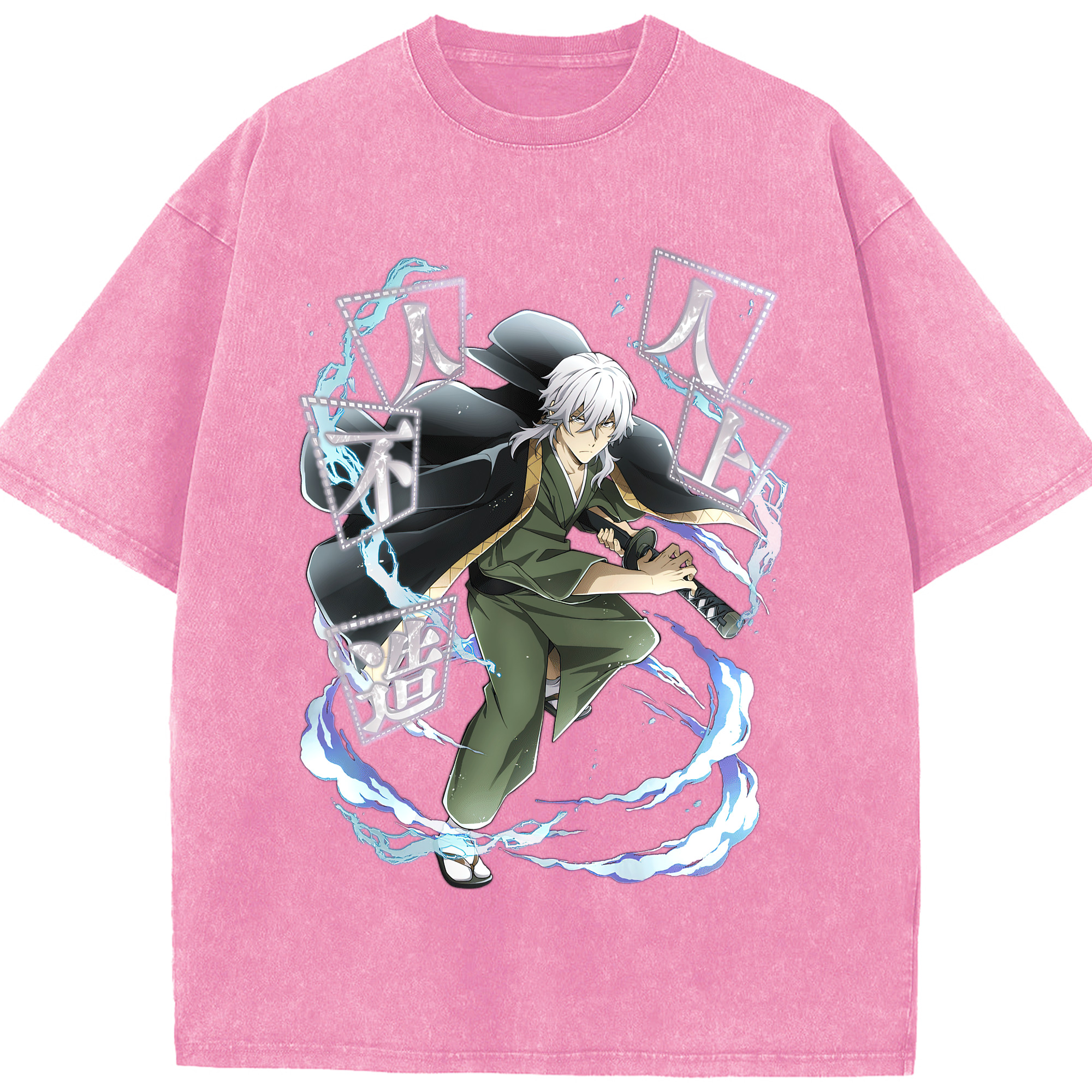 （画像用） 文豪ストレイドッグス Bungo Stray Dogs 綿100% ヴィンテージ風 半袖Tシャツ（フロントプリント）
